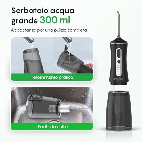 FRESKO Idropulsore Dentale Portatile 300ML - immagine 6