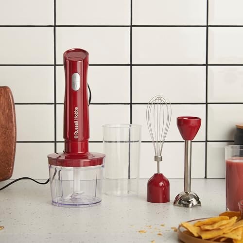 Frullatore a Immersione Russell Hobbs Desire Rosso - immagine 1