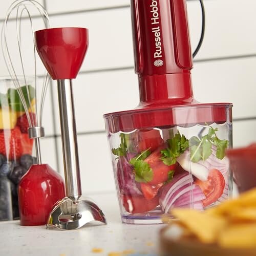 Frullatore a Immersione Russell Hobbs Desire Rosso - immagine 3