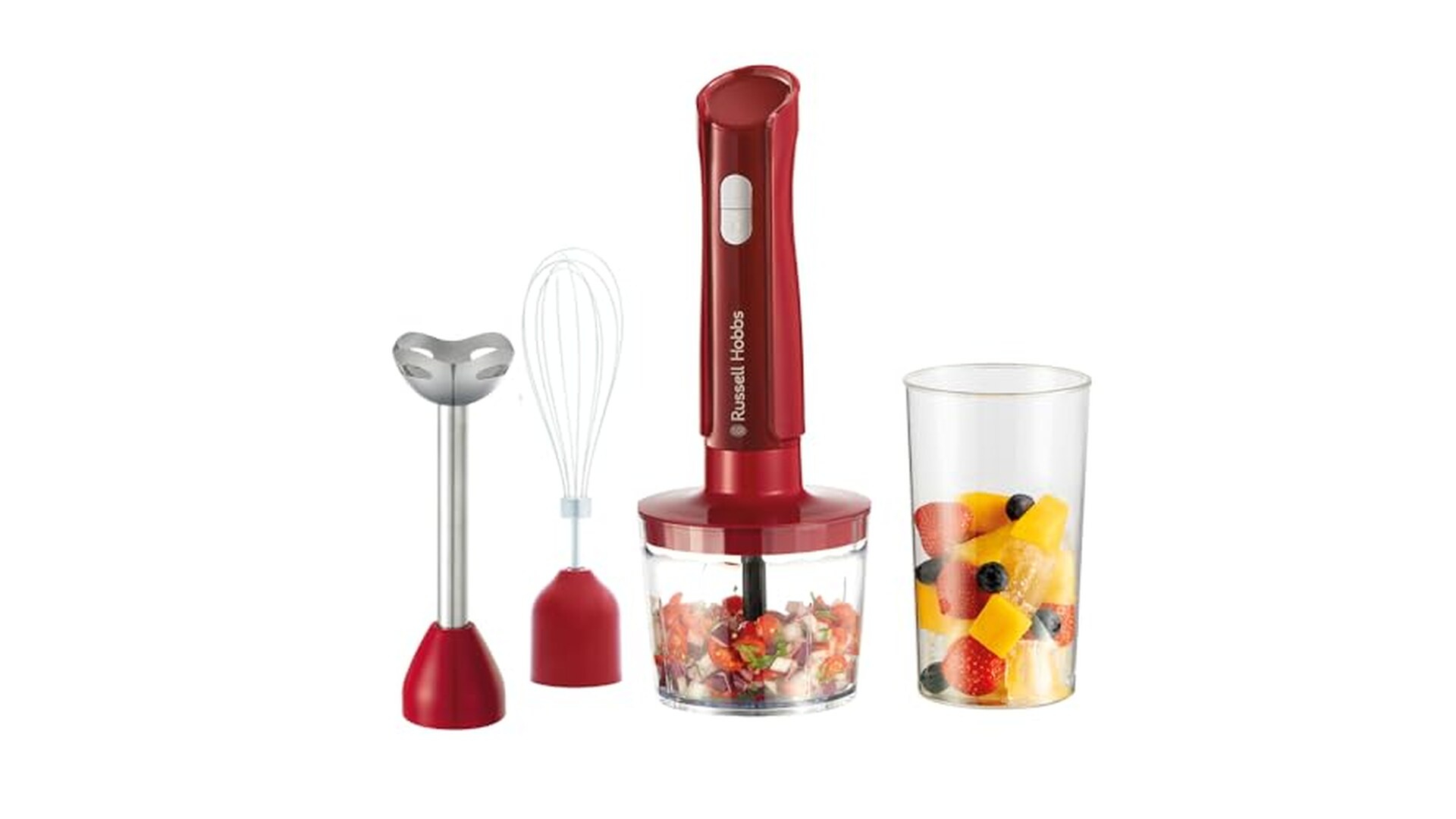 Frullatore a Immersione Russell Hobbs Desire Rosso
