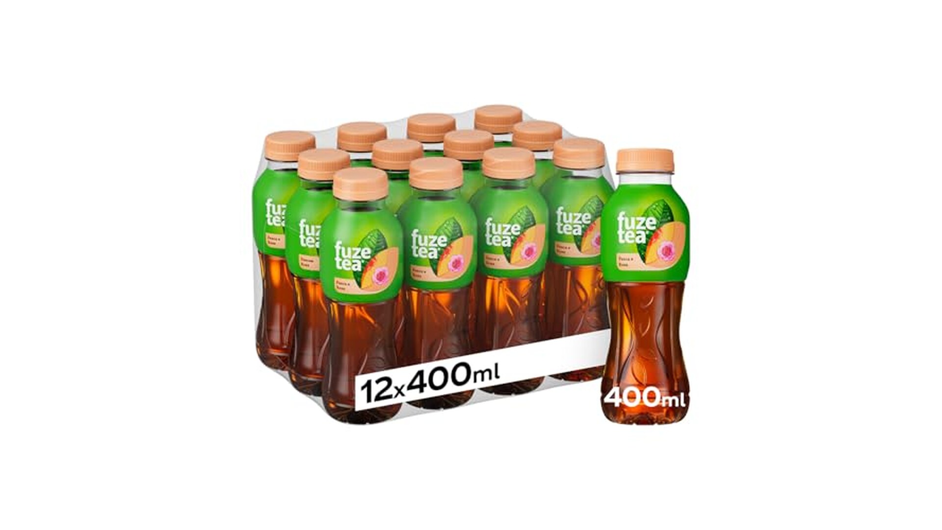 Fuze Tea Gusto Pesca e Rosa, 12 Bottiglie 400ml