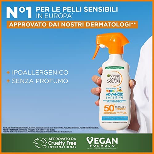 Garnier Ambre Solaire Spray Solare Bambini SPF 50+ - immagine 4