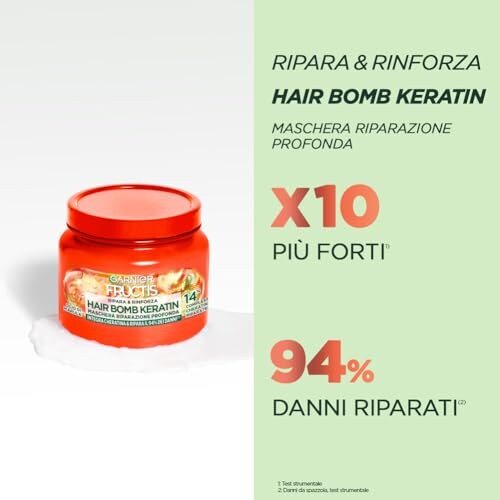 Garnier Fructis Maschera Rimpolpante per Capelli - immagine 4