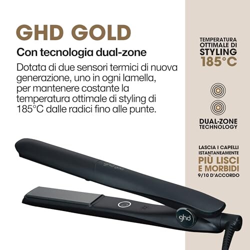 ghd Gold, Piastra Capelli Professionale - immagine 1