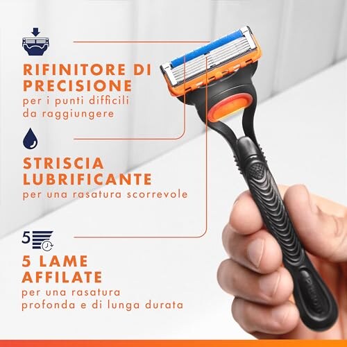 Gillette Fusion5 Lamette di Ricambio 12 Pezzi - immagine 5