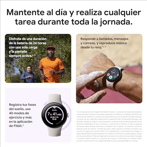 Google Pixel Watch 2 Smartwatch con Fitbit - immagine 8