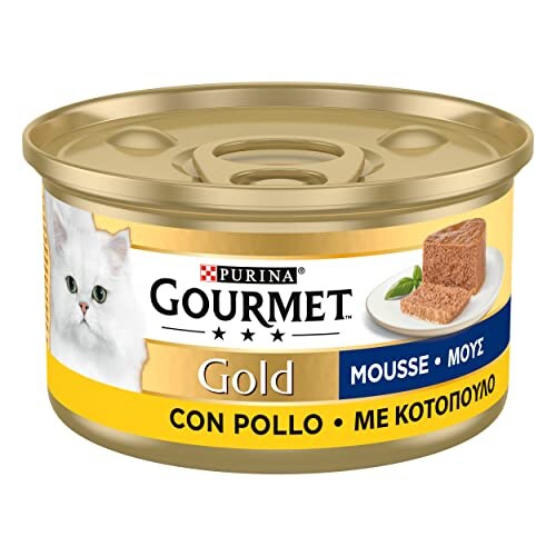 Gourmet Gold Mousse con Pollo per Gatti Adulti - immagine 1