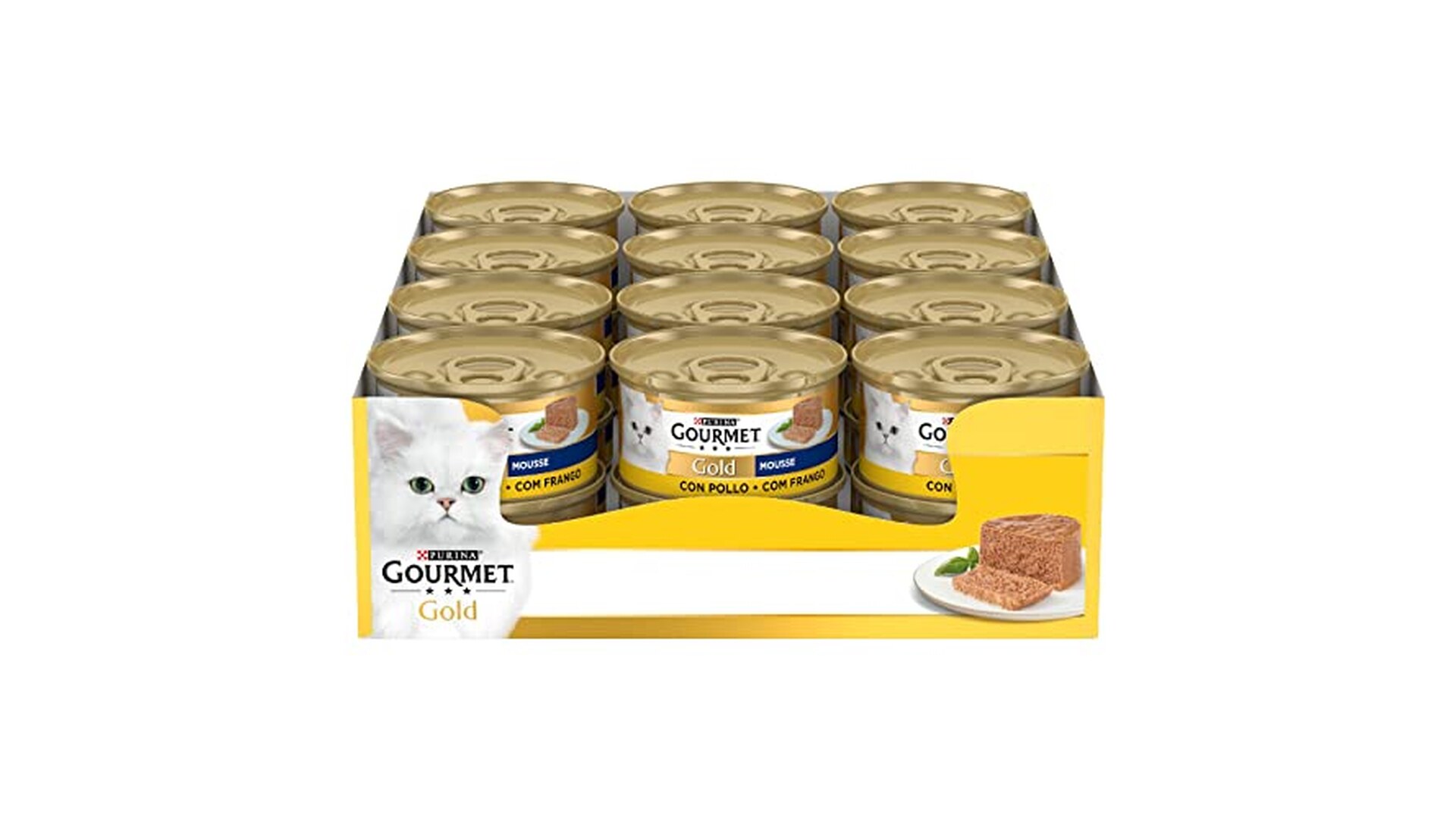 Gourmet Gold Mousse con Pollo per Gatti Adulti
