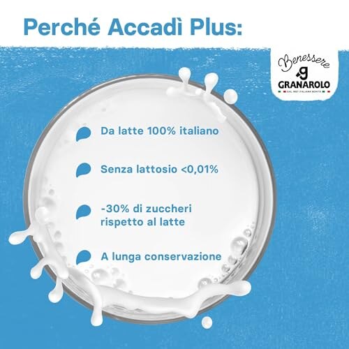 Granarolo Benessere Accadì Plus Latte UHT Senza Lattosio - immagine 3