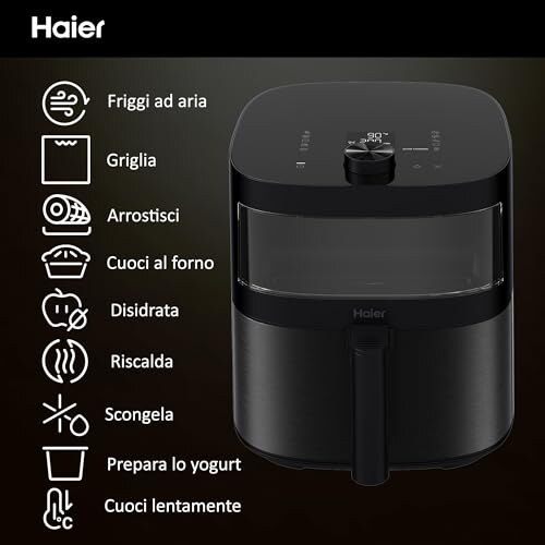 Haier Friggitrice Ad Aria 9 in 1 7L - immagine 2