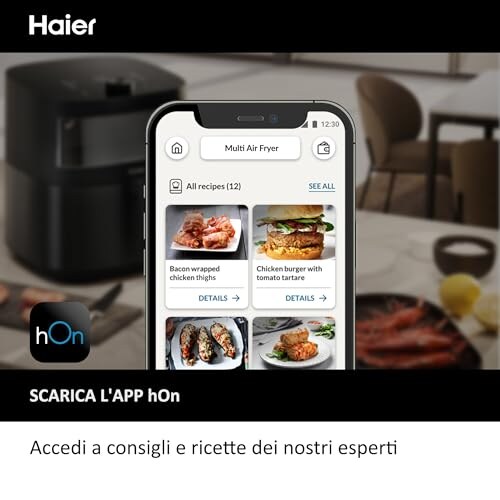Haier Friggitrice Ad Aria 9 in 1 7L - immagine 8