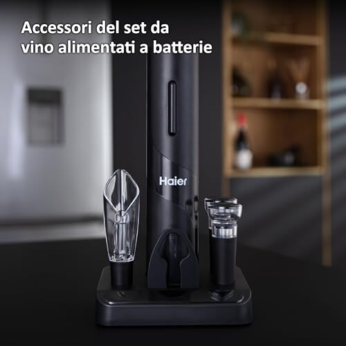 Haier Set Vino Elettrico con Aeratore - immagine 1