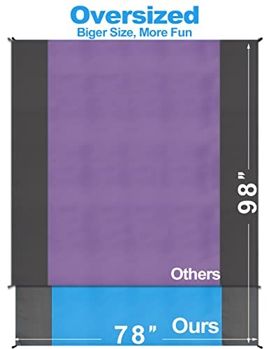 Henrycares Coperta da Spiaggia Extra Large Impermeabile - immagine 2
