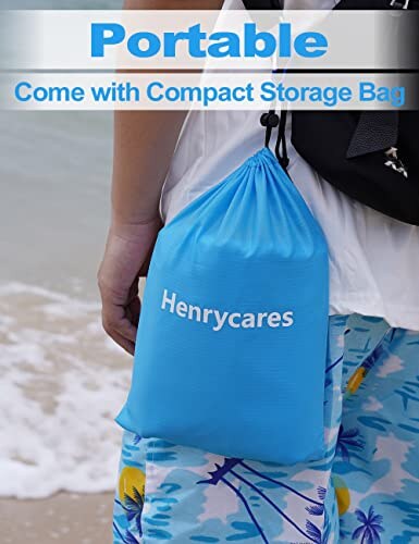 Henrycares Coperta da Spiaggia Extra Large Impermeabile - immagine 5