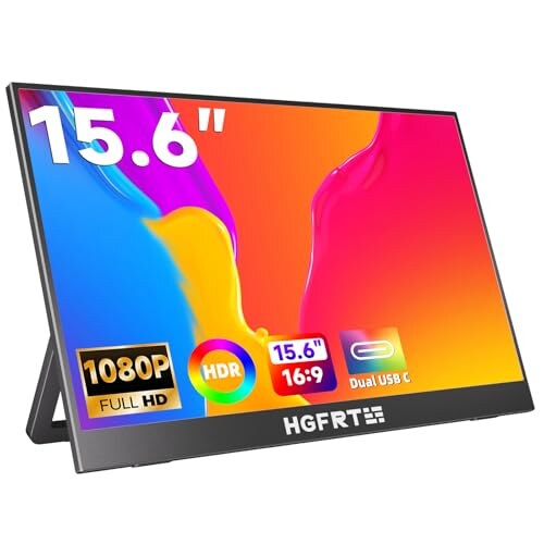 HGFRTEE Monitor Portatile 15,6" FHD Antiriflesso - immagine 9