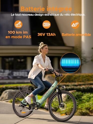 HillMiles Bici Elettrica 26" 7 Velocità - immagine 2