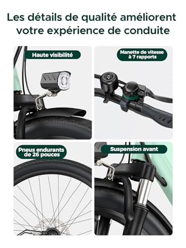 HillMiles Bici Elettrica 26" 7 Velocità - immagine 6