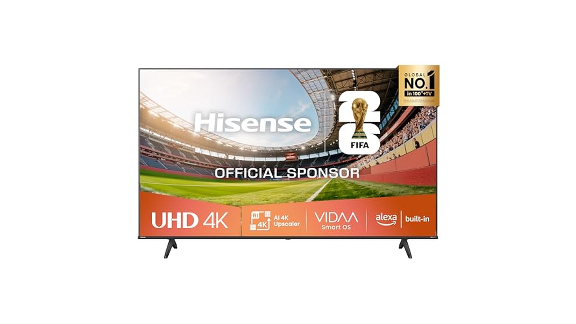 Hisense Smart TV 43" 4K Ultra HD con Dolby Vision