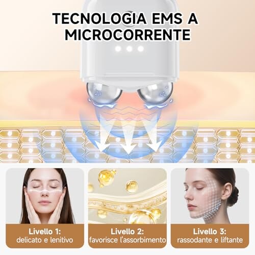 Hoakya Massaggiatore Viso Elettrico Lifting - immagine 4
