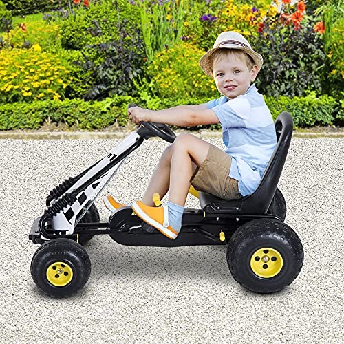 HOMCOM Go-Kart a Pedali per Bambini - immagine 1