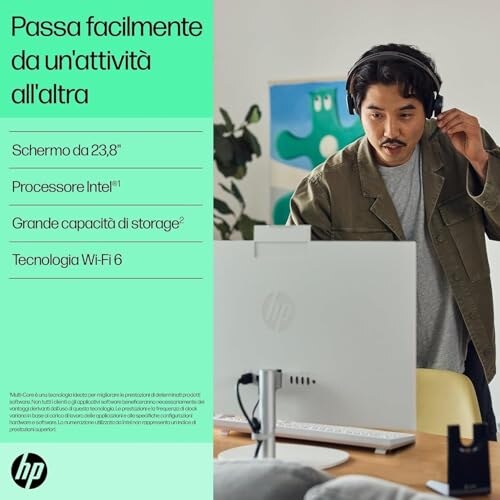 HP 24-cr1000sl All-in-One Intel Core Ultra 5 - immagine 7