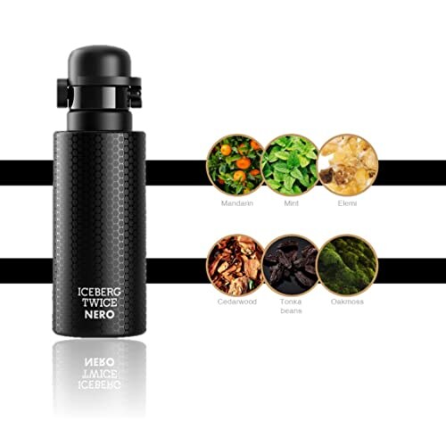 ICEBERG Twice NERO Eau de Toilette 75ml Uomo - immagine 4