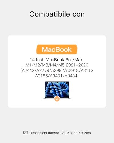 Inateck Custodia Laptop 14" Protezione 360° - immagine 1