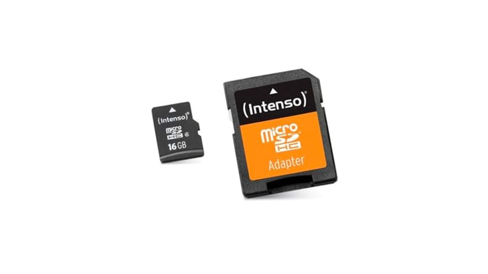 Intenso MicroSDHC 16GB Class 10 con Adattatore
