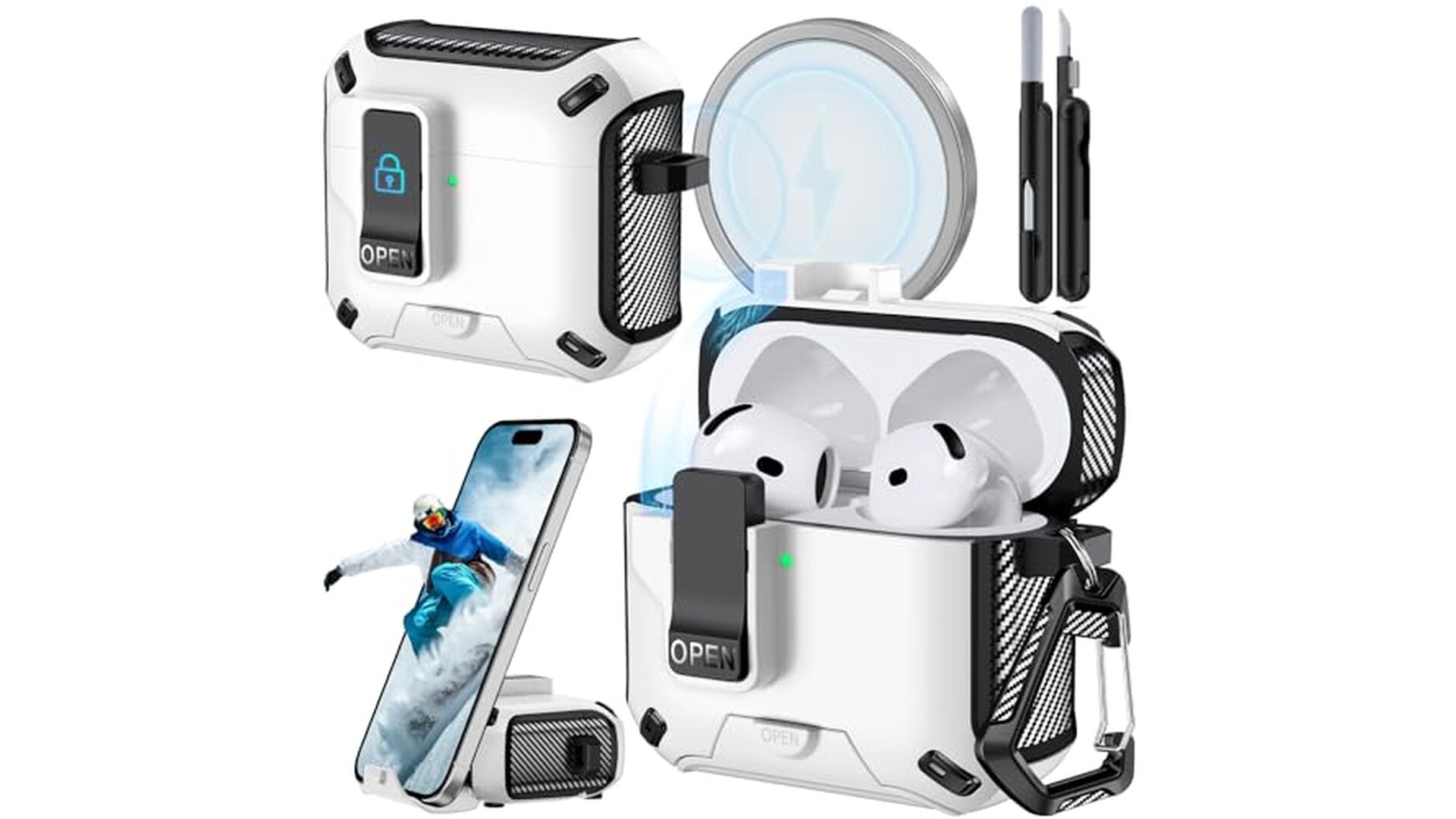 Joremx Custodia Magnetica per AirPods 5/4