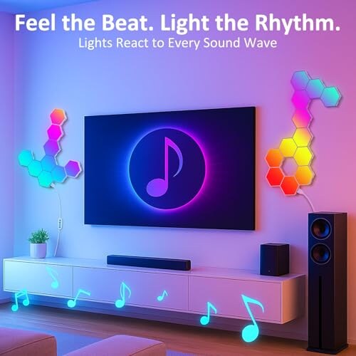 Kangtaixin 8 Pannelli LED Esagonali RGB per Gaming - immagine 3