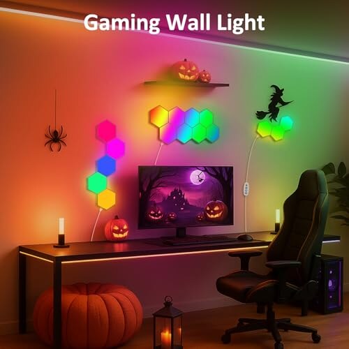 Kangtaixin 8 Pannelli LED Esagonali RGB per Gaming - immagine 4