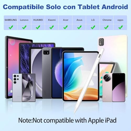 KARFUN Penna Touch per Tablet Android Bianco - immagine 1