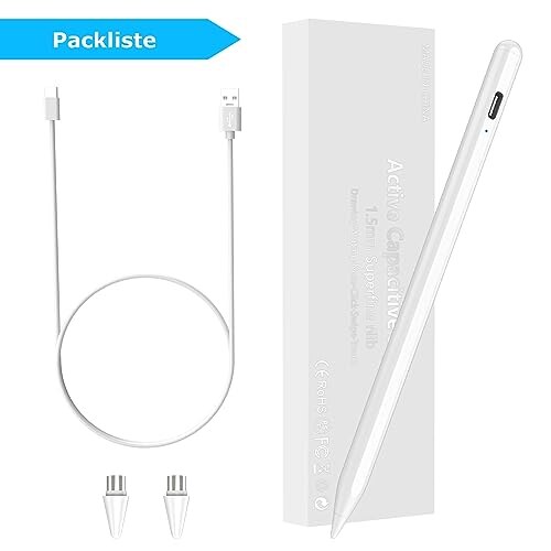 KARFUN Penna Touch per Tablet Android Bianco - immagine 6