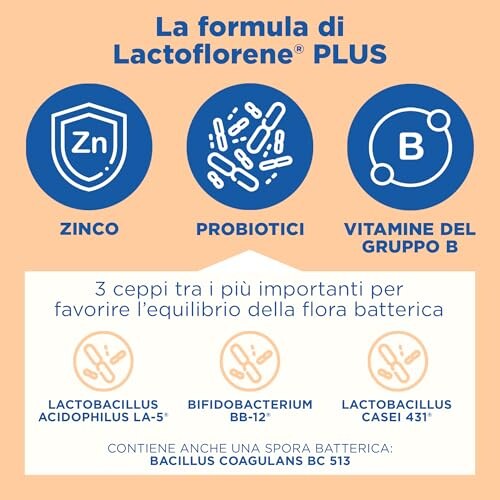 Lactoflorene Plus Probiotici con Zinco e Vitamina B12 - immagine 5