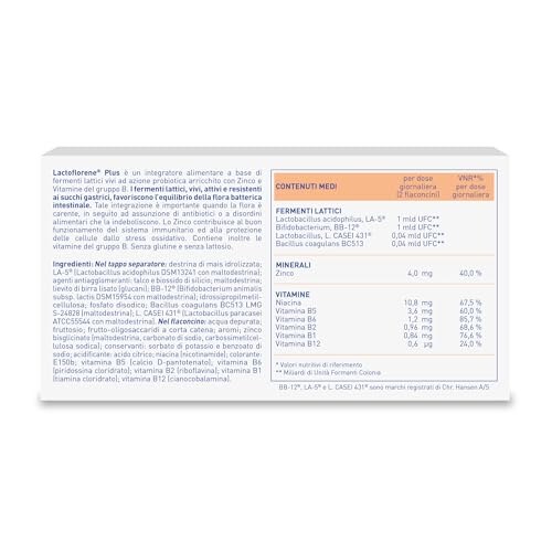 Lactoflorene Plus Probiotici con Zinco e Vitamina B12 - immagine 7