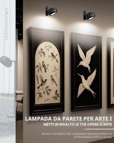 Lampada Parete LED Ricaricabile AURI CX02 - immagine 1