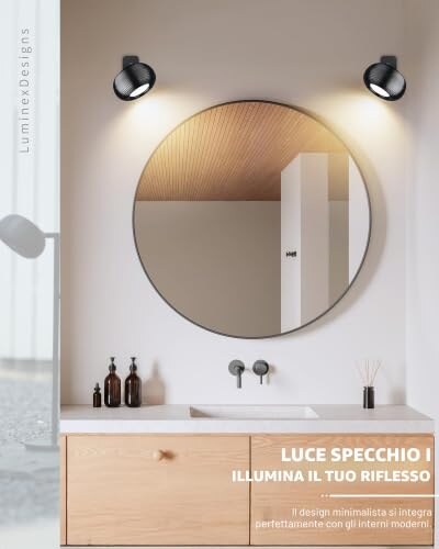 Lampada Parete LED Ricaricabile AURI CX02 - immagine 4