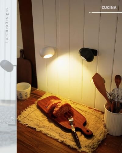 Lampada Parete LED Ricaricabile AURI CX02 - immagine 7