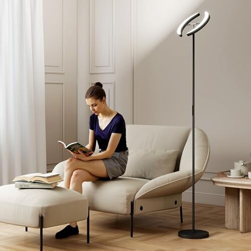 Lampada da Terra Dimmerabile HOMCOM con Telecomando - immagine 7