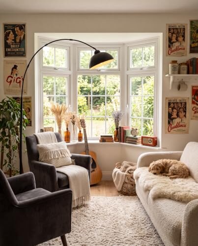 Lampada da Terra Moderna Nera LuminexDesigns - immagine 7