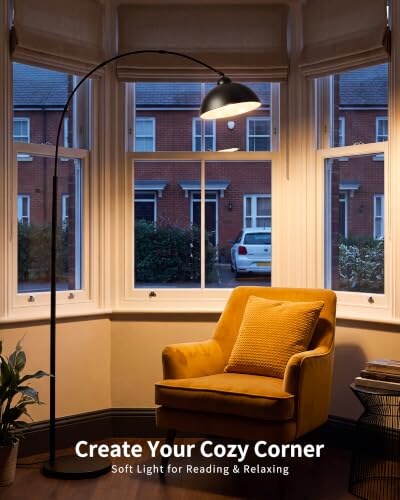 Lampada da Terra Moderna Nera LuminexDesigns - immagine 8