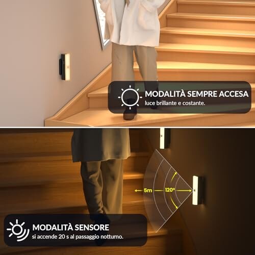 Lampade LED Ricaricabili con Sensore Lustaled - immagine 1