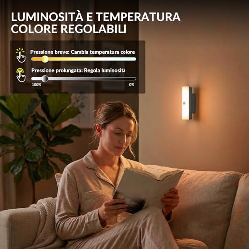 Lampade LED Ricaricabili con Sensore Lustaled - immagine 2