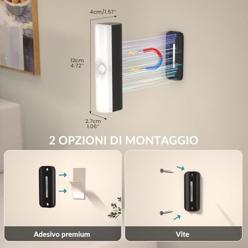 Lampade LED Ricaricabili con Sensore Lustaled - immagine 5