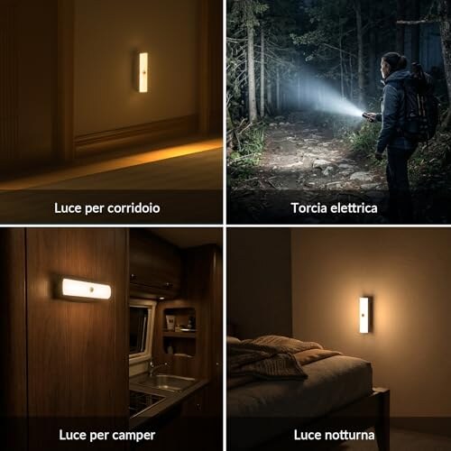 Lampade LED Ricaricabili con Sensore Lustaled - immagine 6