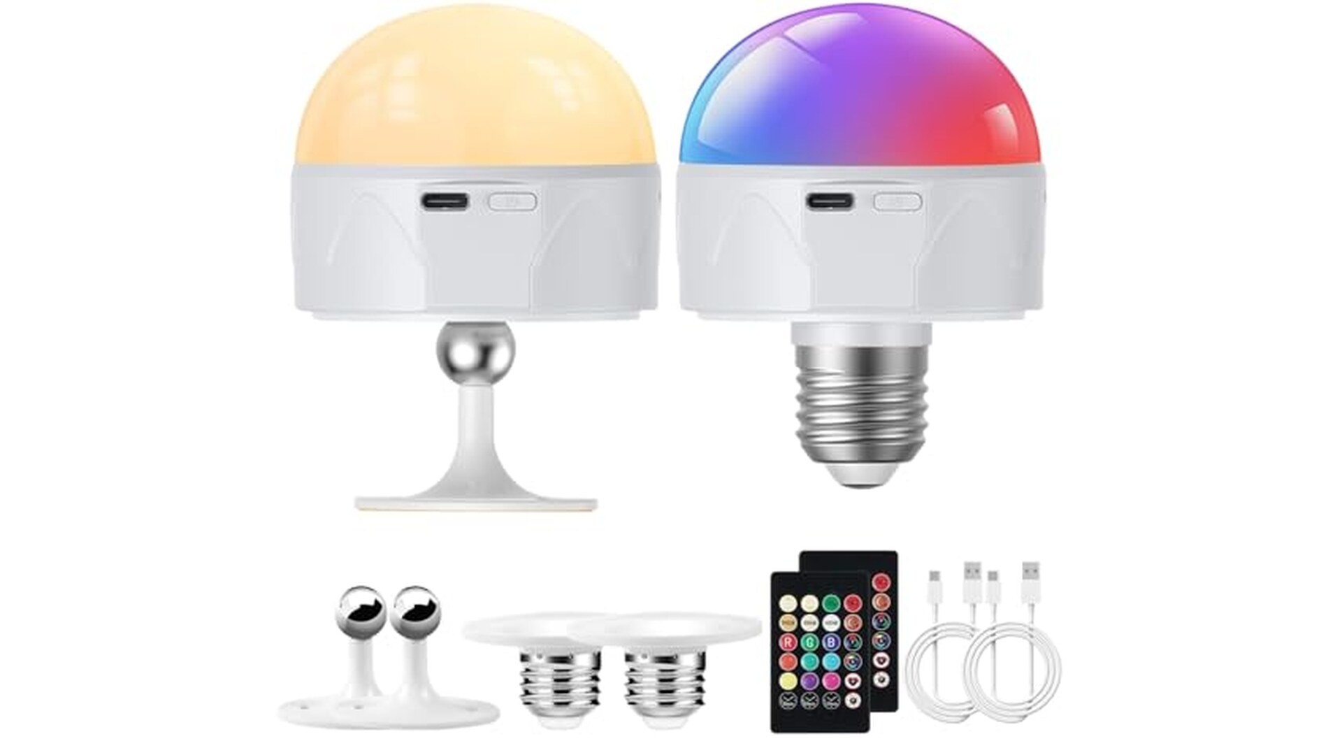 Lampadina Ricaricabile Dufuso USB-C E27