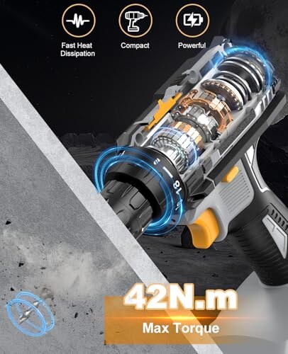LEEIKOO Avvitatore Elettrico 21V 42N.m - immagine 1