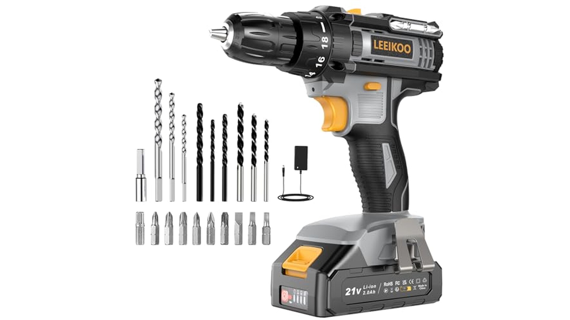 LEEIKOO Avvitatore Elettrico 21V 42N.m
