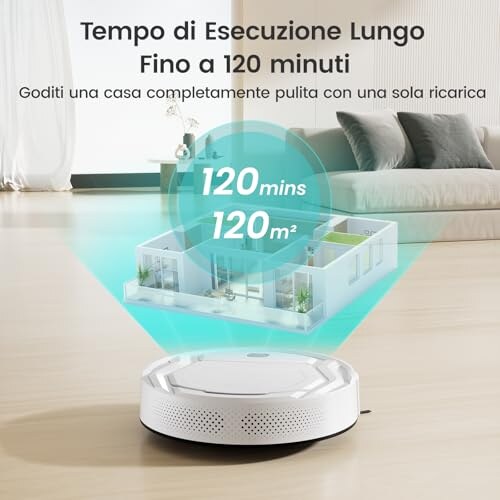 Lefant M210P Robot Aspirapolvere Ultrasottile - immagine 6
