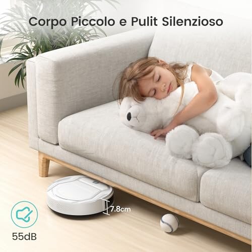 Lefant M210P Robot Aspirapolvere Ultrasottile - immagine 8